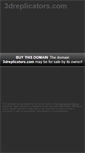 Mobile Screenshot of 3dreplicators.com